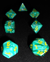 Vortex Malachite Green w/yellow 7-die set
